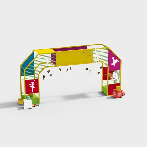 Whimsical Arch 3D Model for Creative Projects