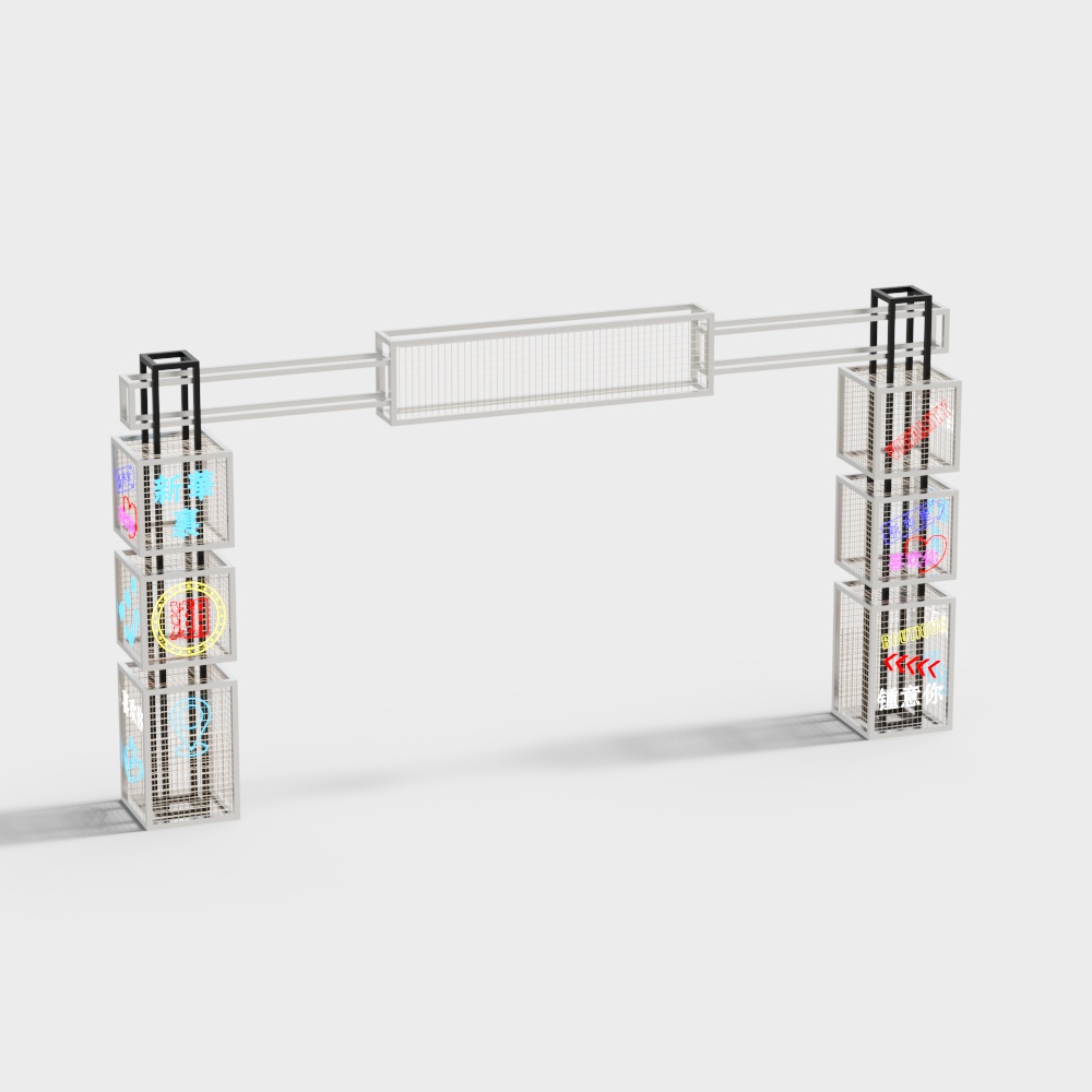 Neon Bridge 3D model