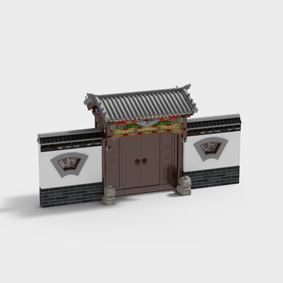 Traditional Eastern Architecture 3D model