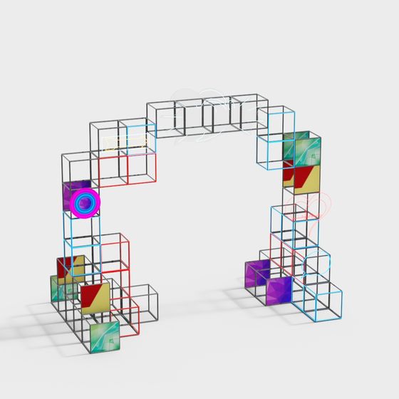 Cube Maze 3D Model for Creative Projects