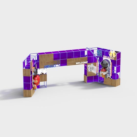 Cosmic Café Entrance 3D model