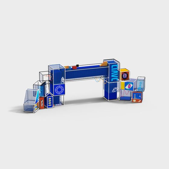 Futuristic Urban Maze 3D model