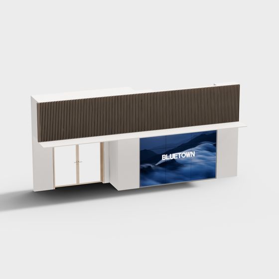 Bluetown Store 3D Model for Creative Projects
