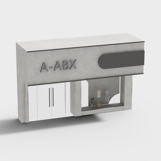 Urban Showcase 3D Model for Contemporary Design