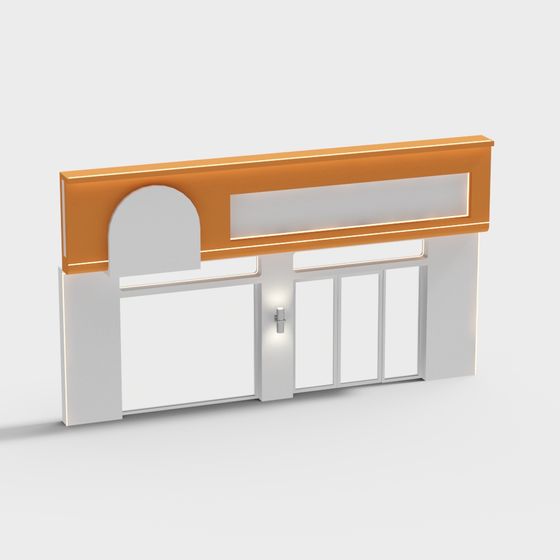 Urban Portal 3D model for Modern Architecture