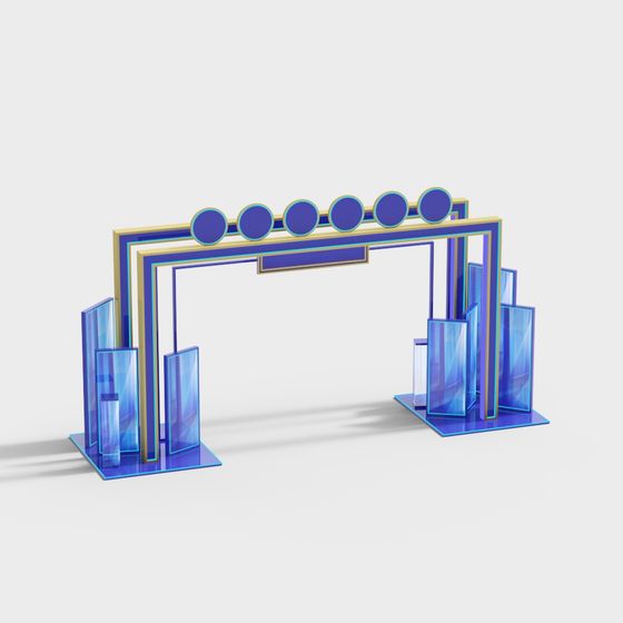 Futuristic Gateway 3D model
