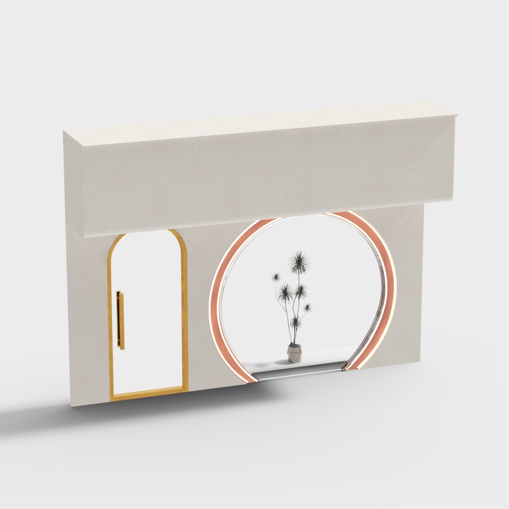 Cosmetics store facade