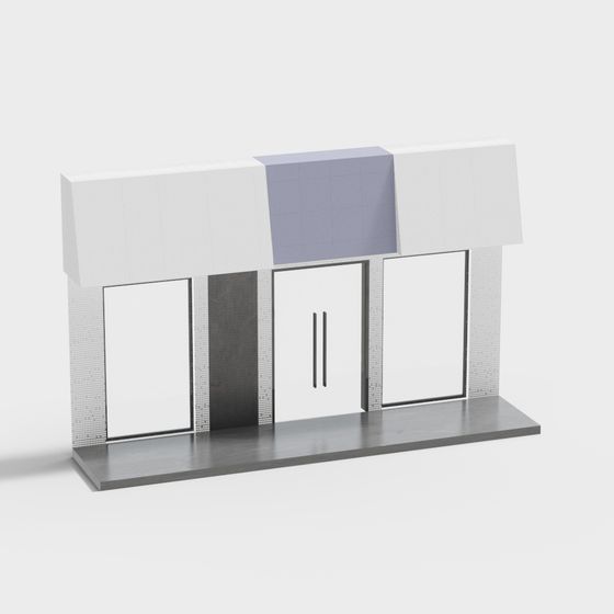 Urban Facade 3D Model