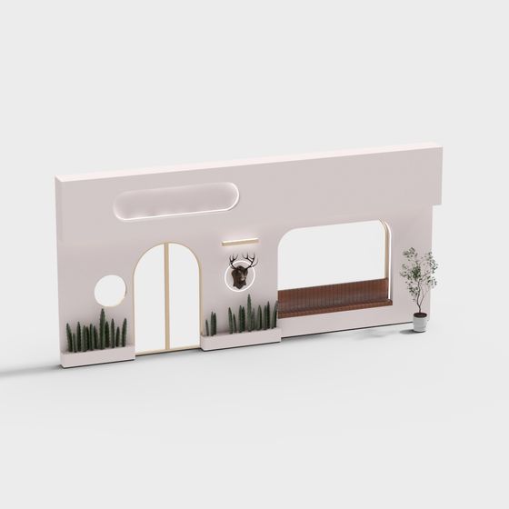 Urban Retreat 3D model - Minimalist Design