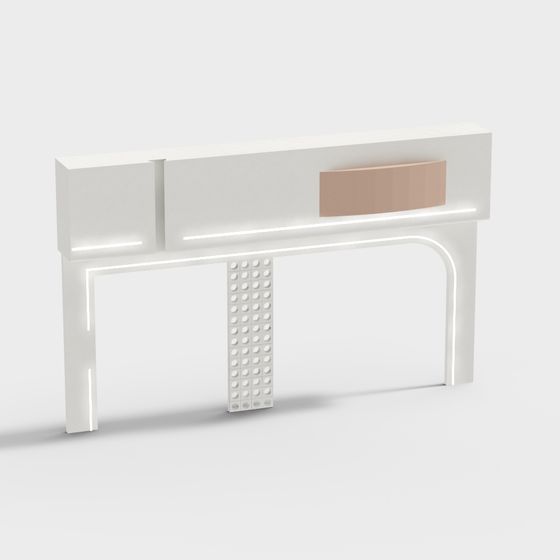 Urban Arc 3D Model - Low Poly Design