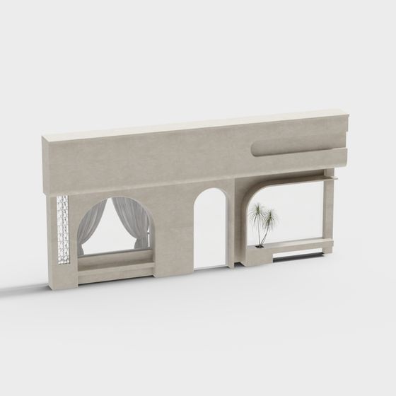 Elegant Modern 3D Model with Unique Design