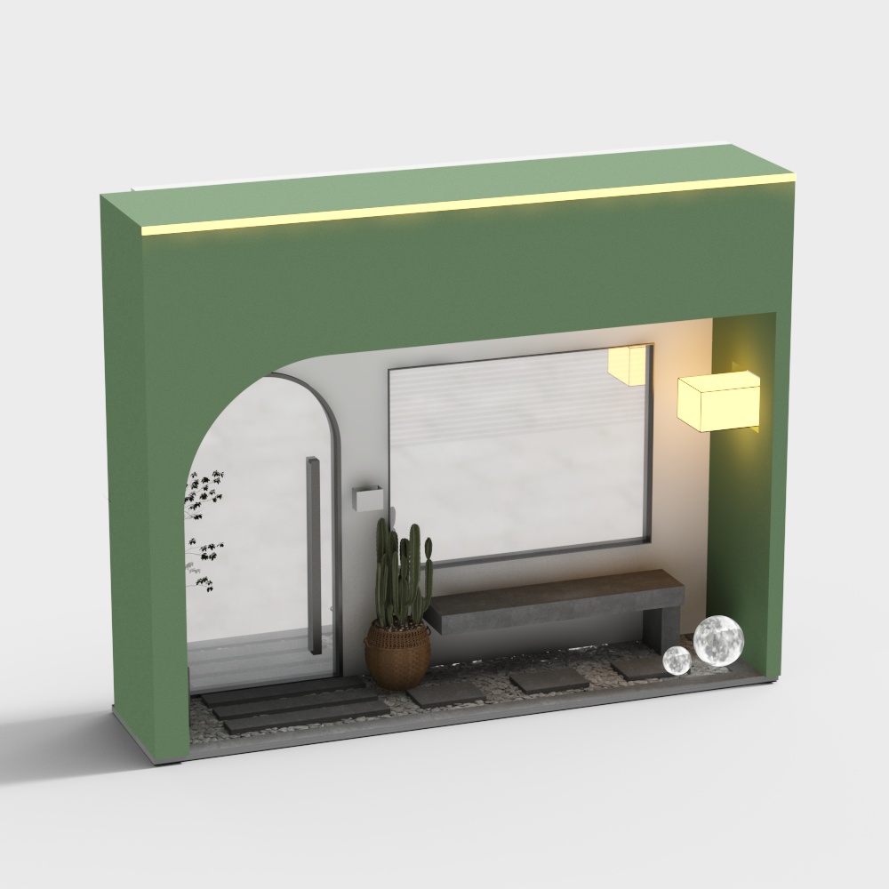 Cosmetics store facade