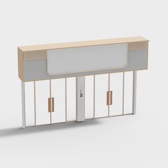 Elegant Urban Showcase 3D Model