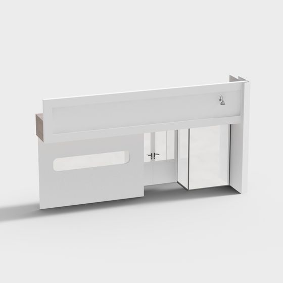 Urban Reception Desk 3D model