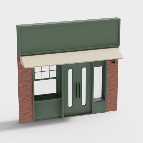 Charming Low-Poly Building 3D model for Creative Projects