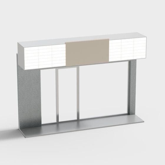 Stylish Urban Showcase 3D model