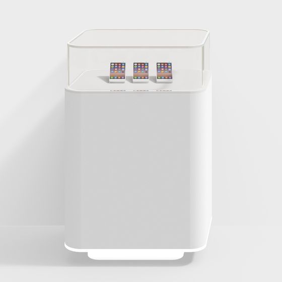 Stylish Display Cabinet 3D model