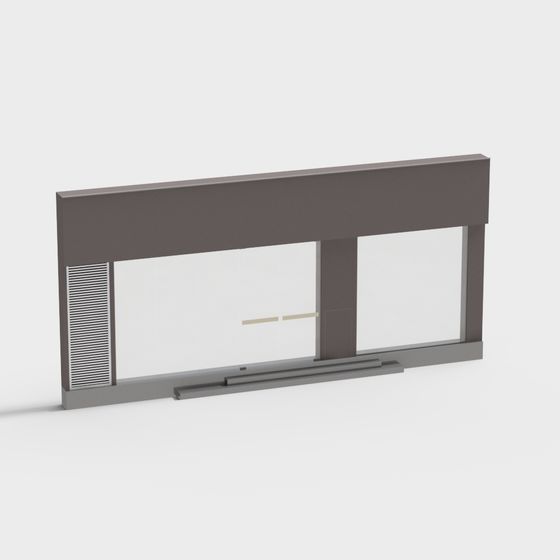 Sleek Industrial-Inspired 3D Model for Modern Spaces