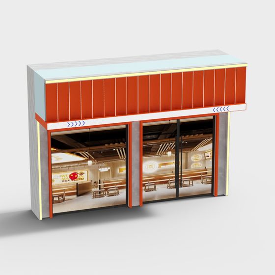 Fast Food Haven 3D model