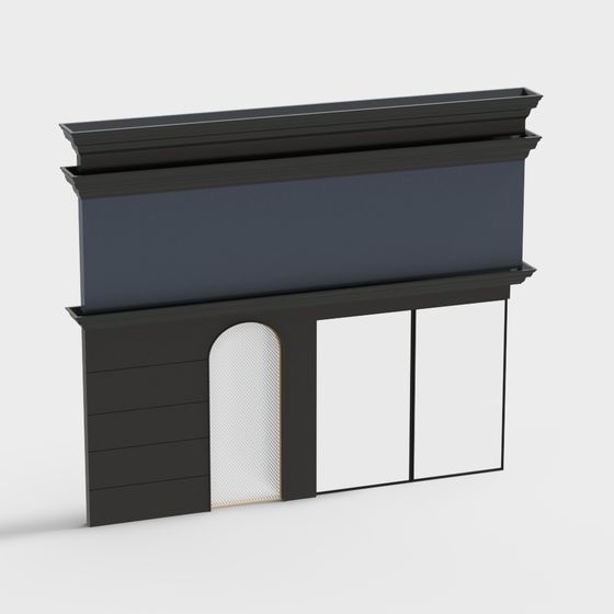 City Window Low Polygon 3D model