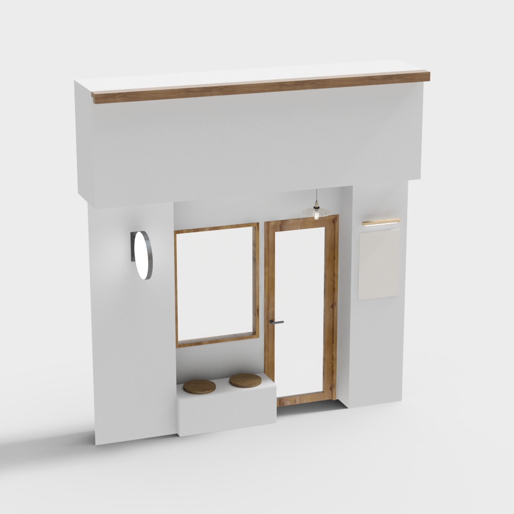 Cosmetics store facade