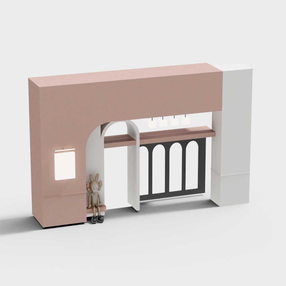 Cosmetics store facade