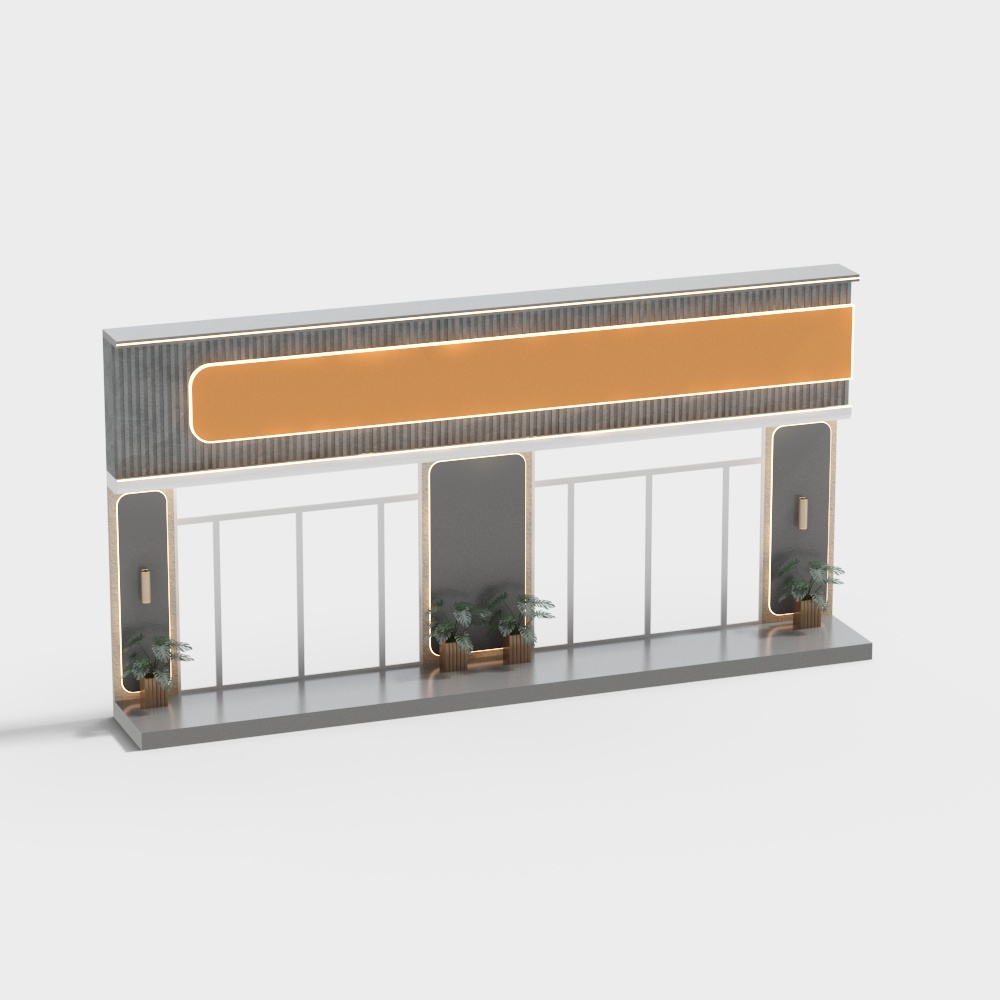 Cosmetics store facade