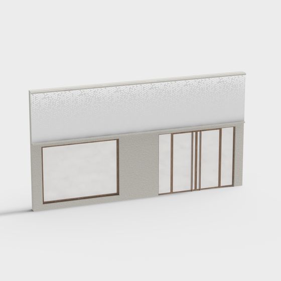 Urban Window Architectural Element 3D model