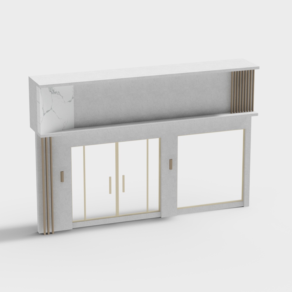 Cosmetics store facade