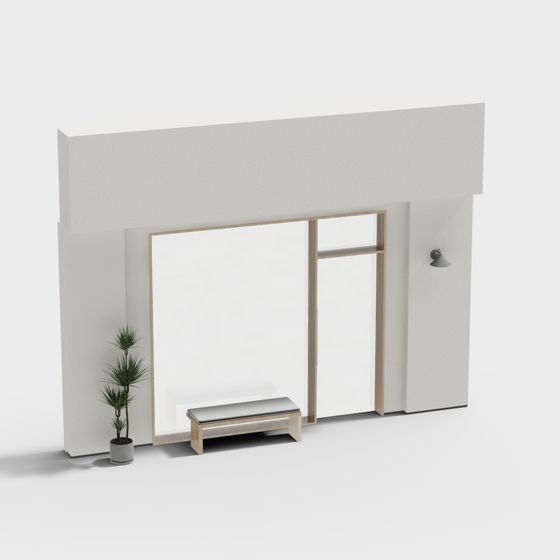 Minimalist Entryway 3D model