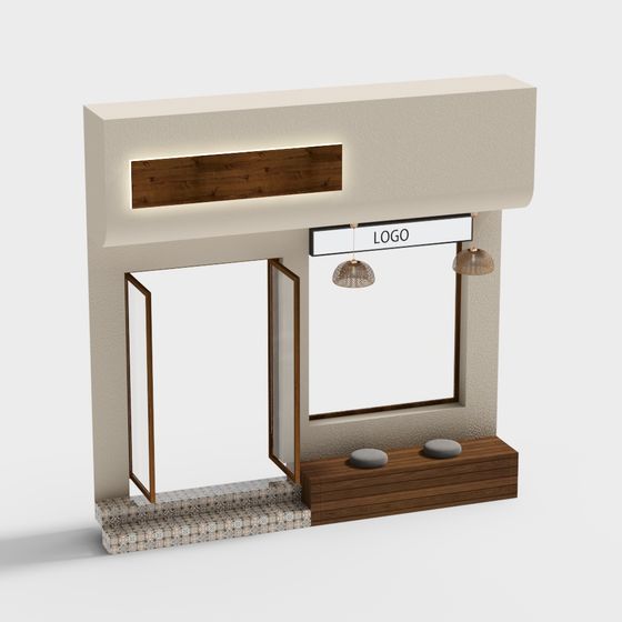 Modern Minimalist 3D Model for Urban Spaces