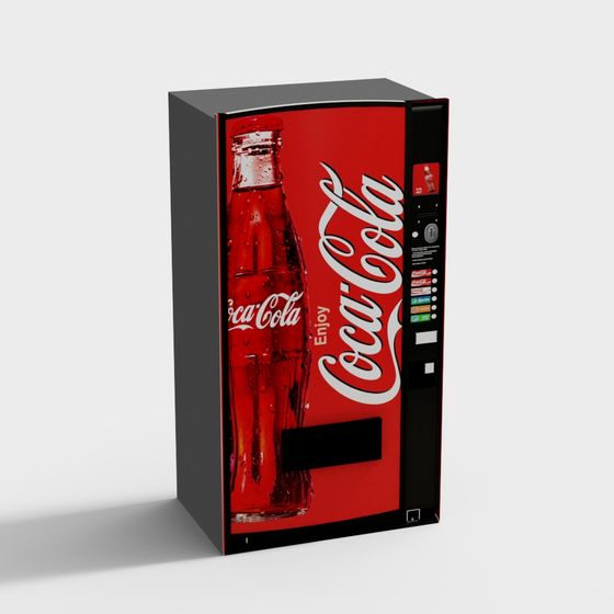 Coca-Cola Vending Machine 3D model