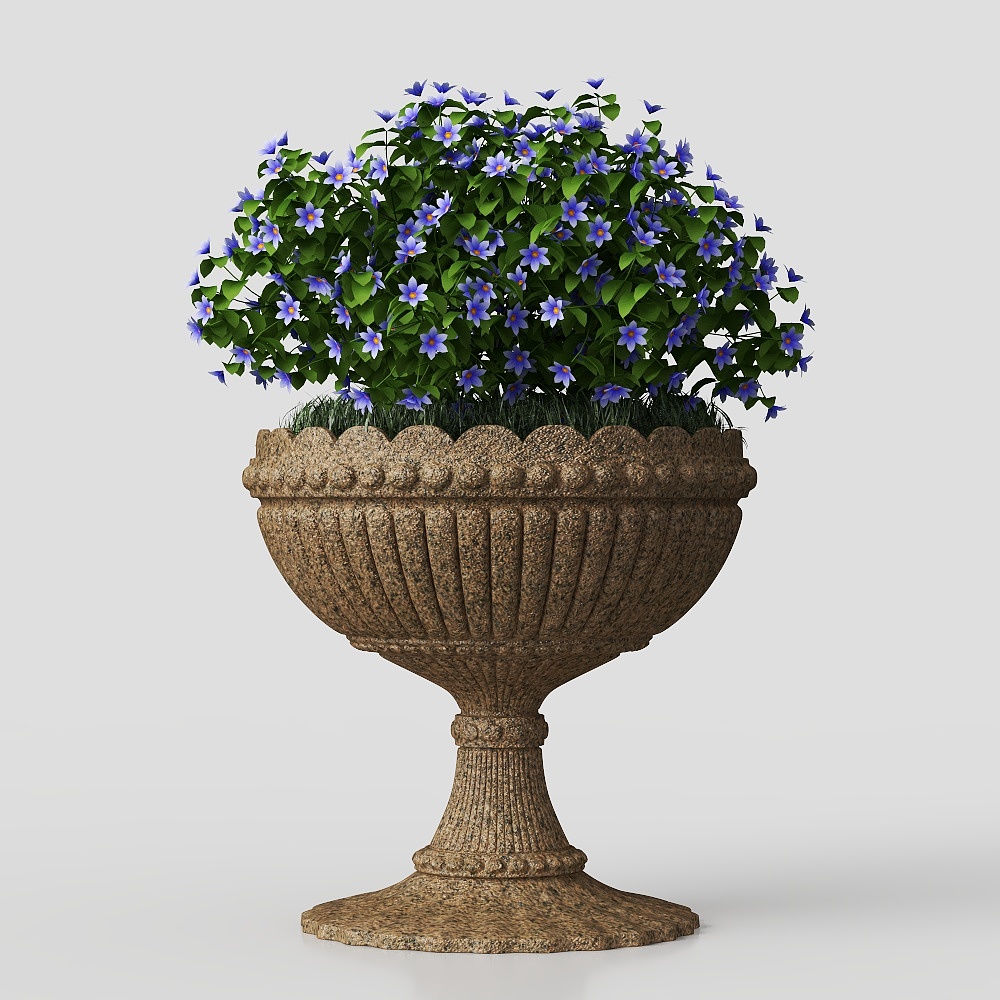Classic Planter 3D model for Tranquil Gardens