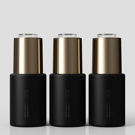 Elegant Minimalist Gold and Black 3D model