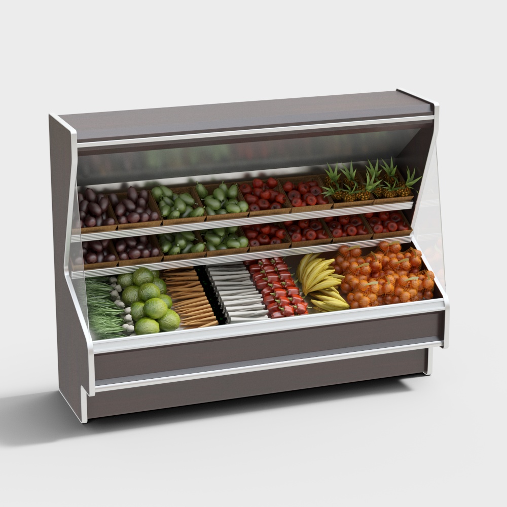 Supermarket fresh fruit freezer
