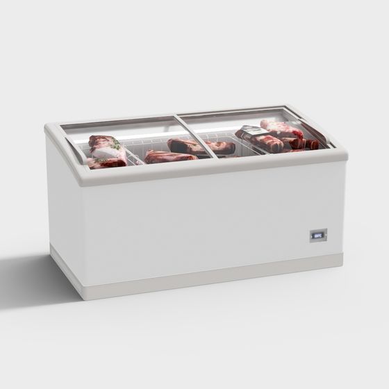Modern Refrigerated Display Case 3D model