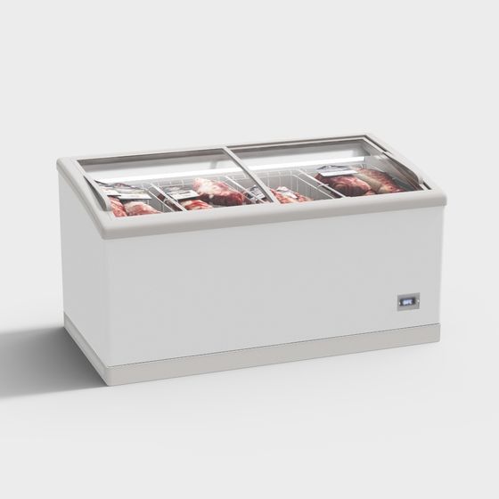 Modern Refrigerated Display Case 3D model