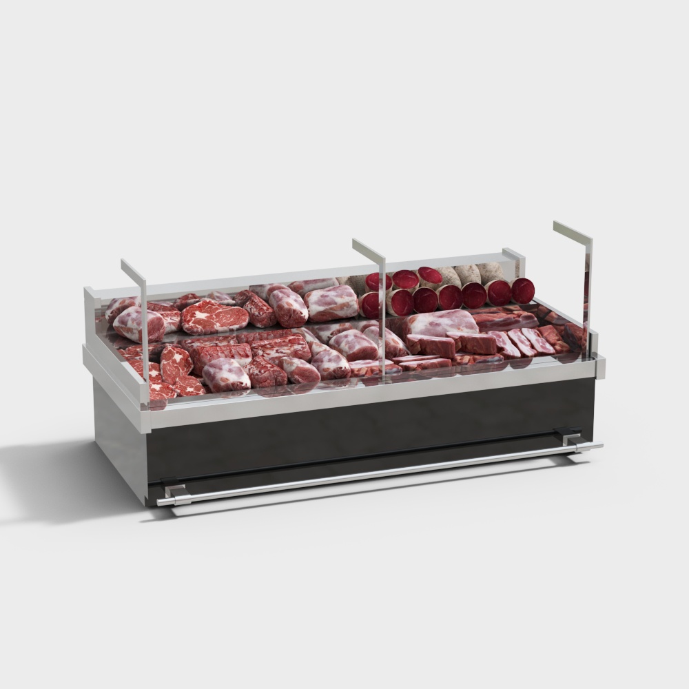 Supermarket fresh meat freezer