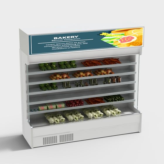 Grocery Display 3D model