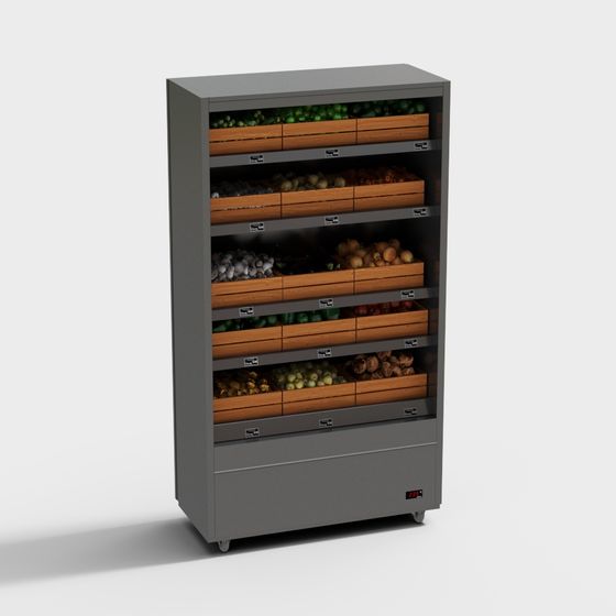 Fresh Fruit Display 3D model