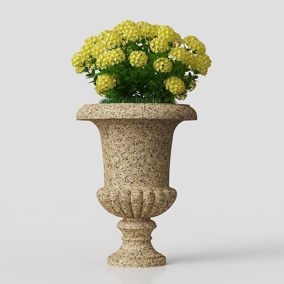 แปลงดอกไม้แบบดั้งเดิมในสวน