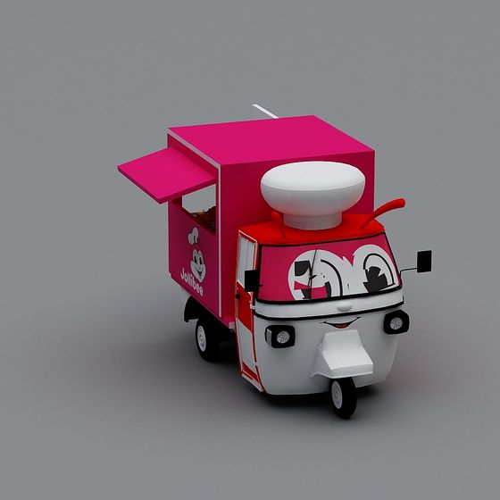 Jollibee Food Truck 3D model