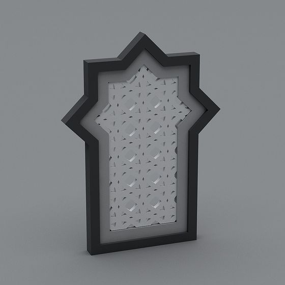 Arabesque Frame 3D Model Design
