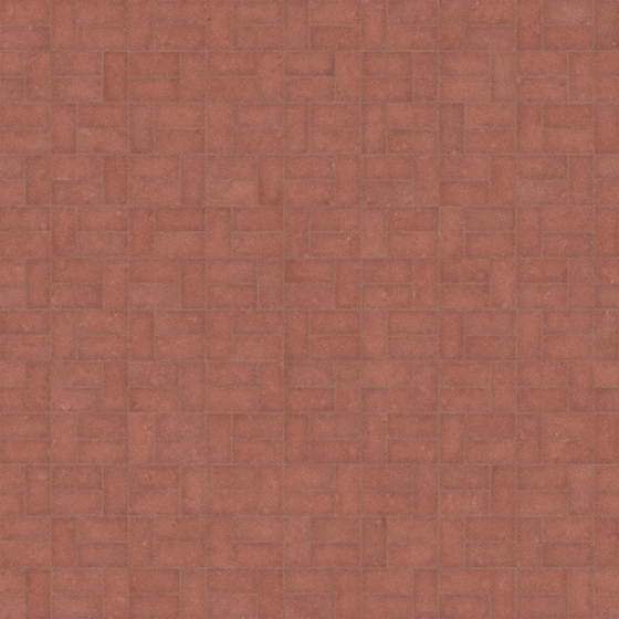Earth Color Floor Tile Sidewalk 3D Model
