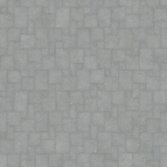 Stylish Floor Tile Sidewalk 3D Model in Gray