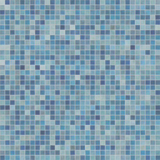 Elegant Blue Ceramic Tile 3D Model for Soft Furnishings
