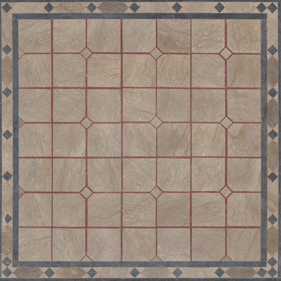 Ceramic Tile 3D Model in Gray