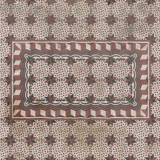 Ceramic Tile 3D Model in Earth Color for Soft Furnishings