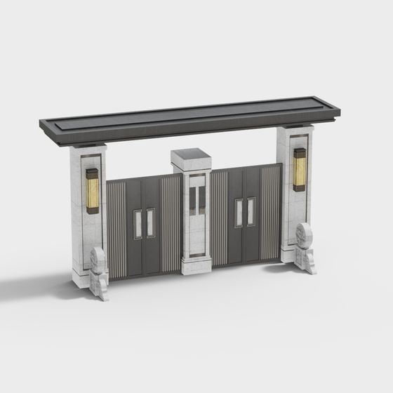 City Gateway 3D Model