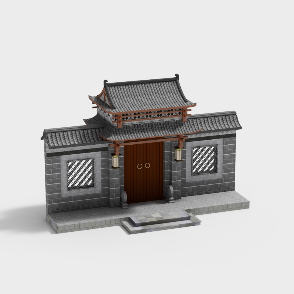 Ancient Charm Small House 3D model